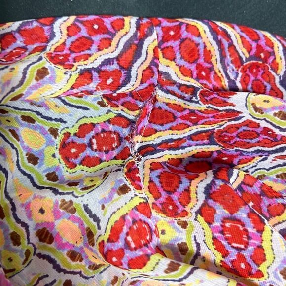 Victoria's Secret Silky Embellished Floral Swimsuit Cover Up Size Small - Picture 6 of 6